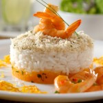 Arroz arrumadinho com camarão