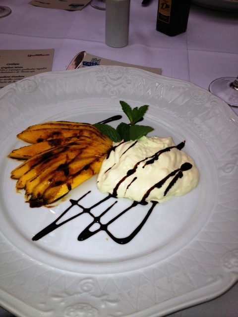 Sobremesa - Manga com Mascarpone