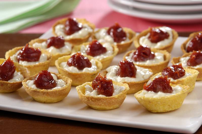 Tortinhas de milho. Re3ceita: Cinthya Maggi. Créditos da imagem: Lang