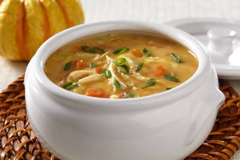 Bobó de frango e abóbora. Receita: Cinthya Maggi. Créditos da imagem: Lang