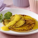 Mangas grelhadas. Receita: Cinthya Maggi. Créditos da imagem: Lang