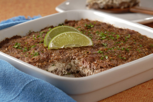 Quibe de forno recheado. Receita: Cinthya Maggi. Créditos da imagem: Lang