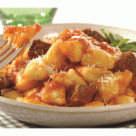 Nhoque com Molho de carne. Receita: Cinthya Maggi. Créditos da imagem: Lang